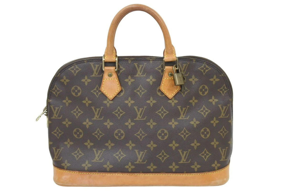 Louis Vuitton Monogram Alma Handbag Brown
